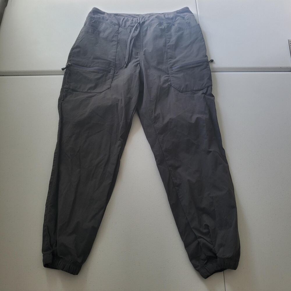 Patagonia Pants Mens Large Gray Lightweight Jogger Hiking Zip Pockets Stretch